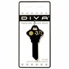 Hillman DIVA Sun & Moon House/Office Universal Key Blank Single, 6PK 87050